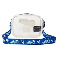 Loungefly Los Angeles Dodgers Clear All Over Logo Crossbody Bag