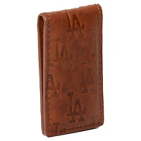 Lusso Brown Los Angeles Dodgers Sammy Magnetic Money Clip