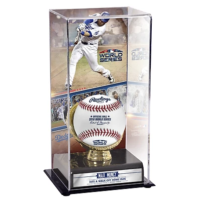 Max Muncy Los Angeles Dodgers 2018 World Series Game 3 Walkoff Home Run Sublimated Display Case with Image