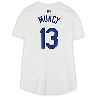 Max Muncy Los Angeles Dodgers Player-Issued #13 White Jersey from the 2024 MLB Season