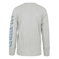 T-shirt à manches longues Franklin gris vieilli pour homme '47 Los Angeles Dodgers Big & Tall