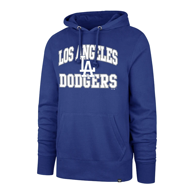 Men's '47  Royal Los Angeles Dodgers Big & Tall Velocity Fleece Pullover Hoodie