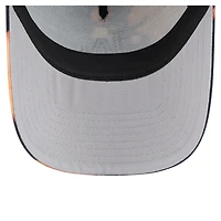 Men's New Era  Black Los Angeles Dodgers Bleached A-Frame 9FORTY Adjustable Hat