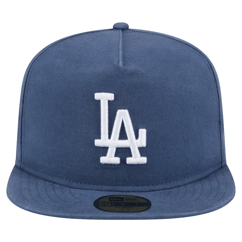 Men's New Era  Blue Los Angeles Dodgers Championship Side Flag A-Frame 59FIFTY Fitted Hat