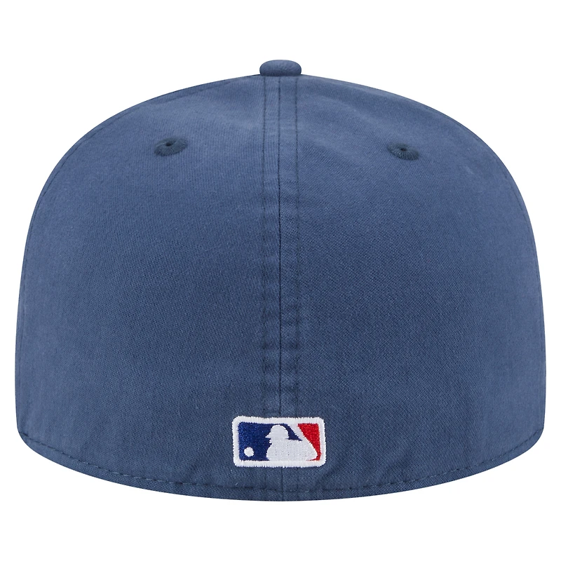 Men's New Era  Blue Los Angeles Dodgers Championship Side Flag A-Frame 59FIFTY Fitted Hat