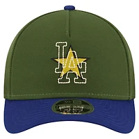 Men's New Era Dark Green Los Angeles Dodgers City Feature 9FORTY A-Frame Adjustable Hat