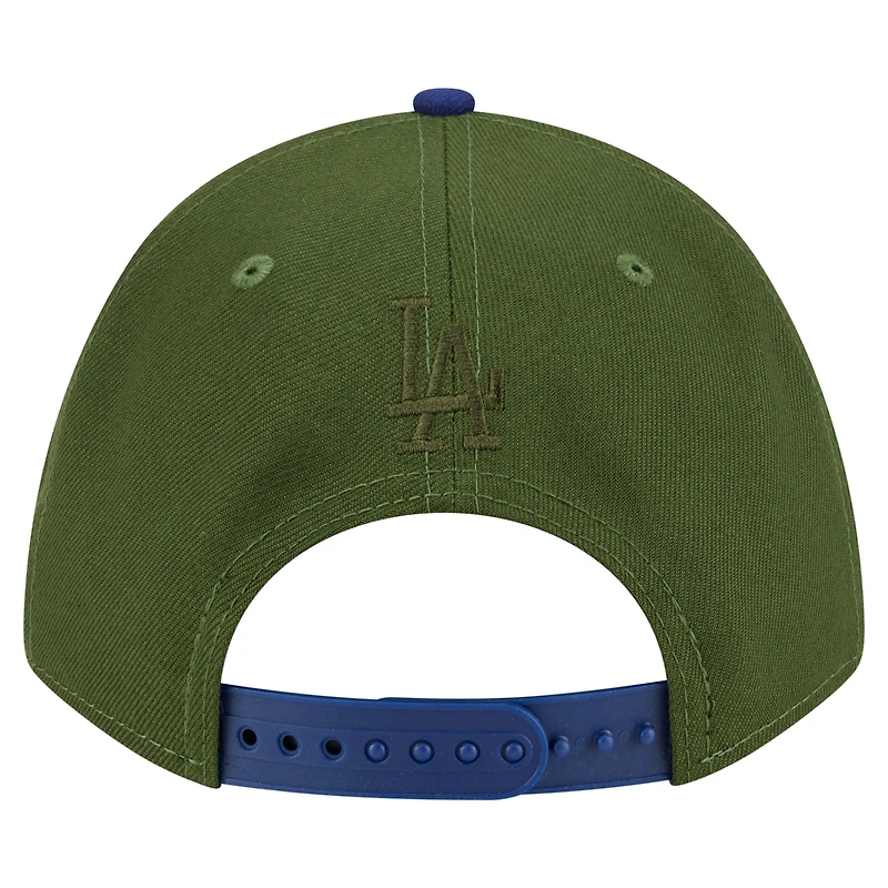 Men's New Era Dark Green Los Angeles Dodgers City Feature 9FORTY A-Frame Adjustable Hat