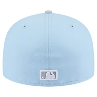 Men's New Era  Light Blue/Gray Los Angeles Dodgers Color Pack Two-Tone 59FIFTY Fitted Hat