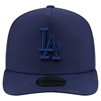 Men's New Era  Navy Los Angeles Dodgers Color Pack Tonal A-Frame 59FIFTY Fitted Hat