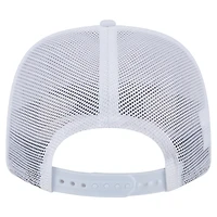 Men's New Era  White Los Angeles Dodgers Flamingo Mesh Back 9SEVENTY Stretch-Snap Hat