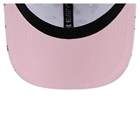 Men's New Era  White Los Angeles Dodgers Flamingo Mesh Back 9SEVENTY Stretch-Snap Hat