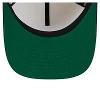 Casquette ajustable blanche New Era pour homme avec logo de l'équipe des Dodgers de Los Angeles