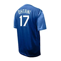 Men's Profile Shohei Ohtani Royal Los Angeles Dodgers Big & Tall Name Number T-Shirt