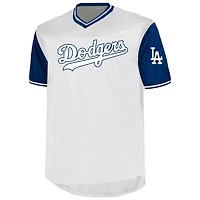 T-shirt à col en V Birdeye pour homme avec nom et numéro Big & Tall des Dodgers de Los Angeles, Shohei Ohtani, blanc