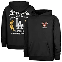 Men's '47  Black Los Angeles Dodgers Souvenir Laurels Foundation Hoodie