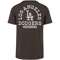 T-shirt marron « 47 » pour homme des Dodgers de Los Angeles, Back Canyon Franklin