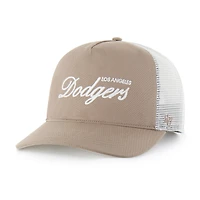 Men's '47  Brown Los Angeles Dodgers Foundational Mesh Hitch Adjustable Hat