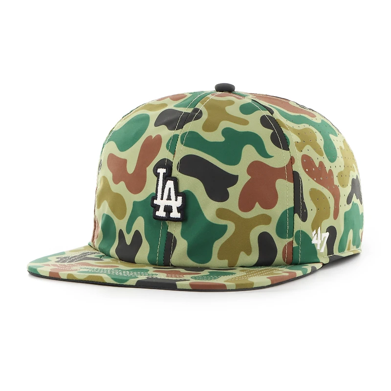Men's '47 Camo Los Angeles Dodgers Elevated Greens Captain Adjustable Hat