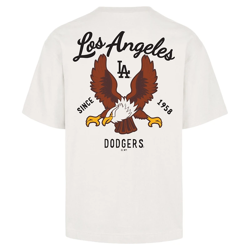 Men's '47 Cream Los Angeles Dodgers Souvenir Eagle Foundation T-Shirt