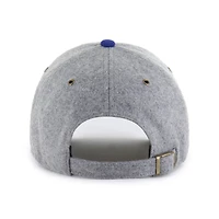 Men's '47  Gray/Royal Los Angeles Dodgers Golden Age Wool Clean Up Adjustable Hat