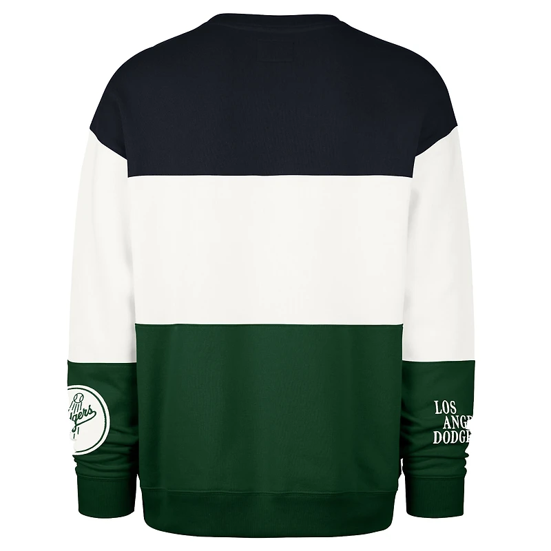 Men's '47 Green Los Angeles Dodgers Tee Up Maximalist Fleece Sweatshirt