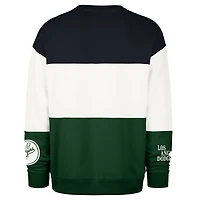 Men's '47  Green Los Angeles Dodgers Tee Up Maximalist Fleece Sweatshirt