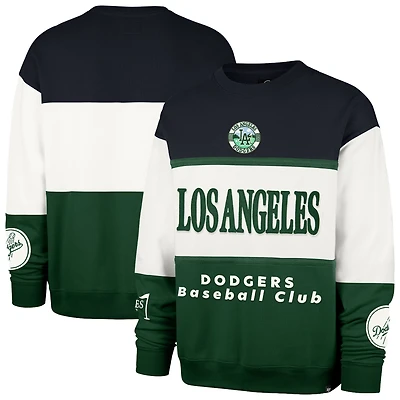 Sweat-shirt polaire maximaliste vert Los Angeles Dodgers Tee Up pour homme