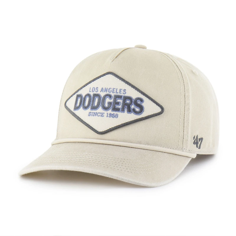 Men's '47 Khaki Los Angeles Dodgers Cairn Hitch Adjustable Hat