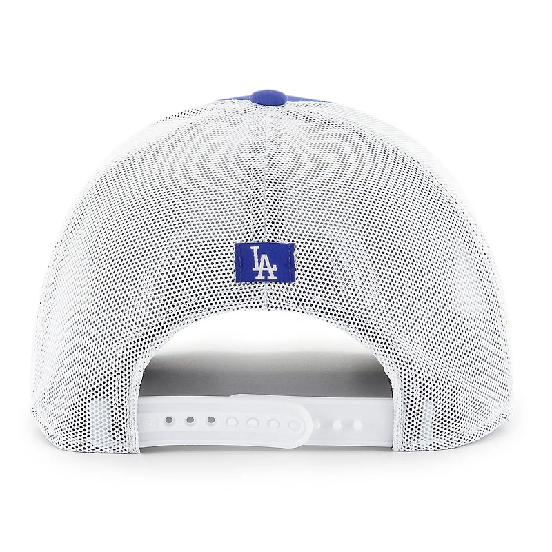 Casquette réglable pour homme '47 Royal/White Los Angeles Dodgers Spring Training Burgess Trucker