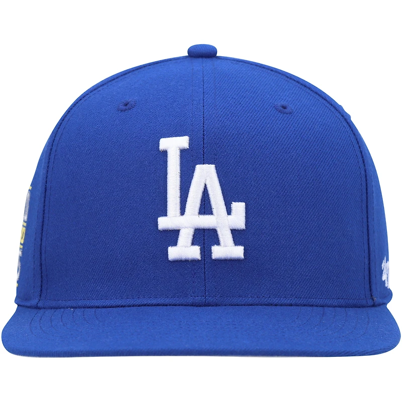 Casquette Snapback Capitaine Sure Shot '47 Royal Los Angeles Dodgers 2020 pour homme