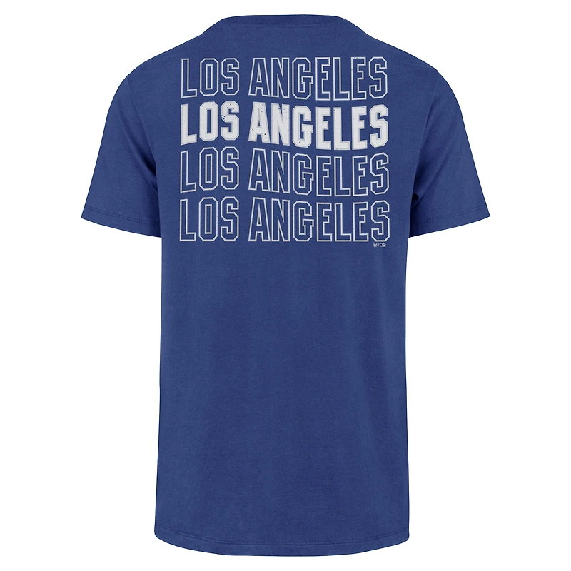 T-shirt '47 Royal Los Angeles Dodgers Hang Back Franklin pour hommes