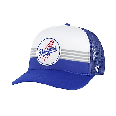 Casquette réglable de camionneur en maille avant en mousse '47 Royal Los Angeles Dodgers Lift Off pour hommes
