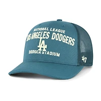 Casquette trucker ajustable contemporaine Los Angeles Dodgers '47 bleu sarcelle pour homme