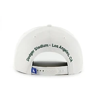 Men's '47 White/Green Los Angeles Dodgers Flora Gallery Hitch Adjustable Hat