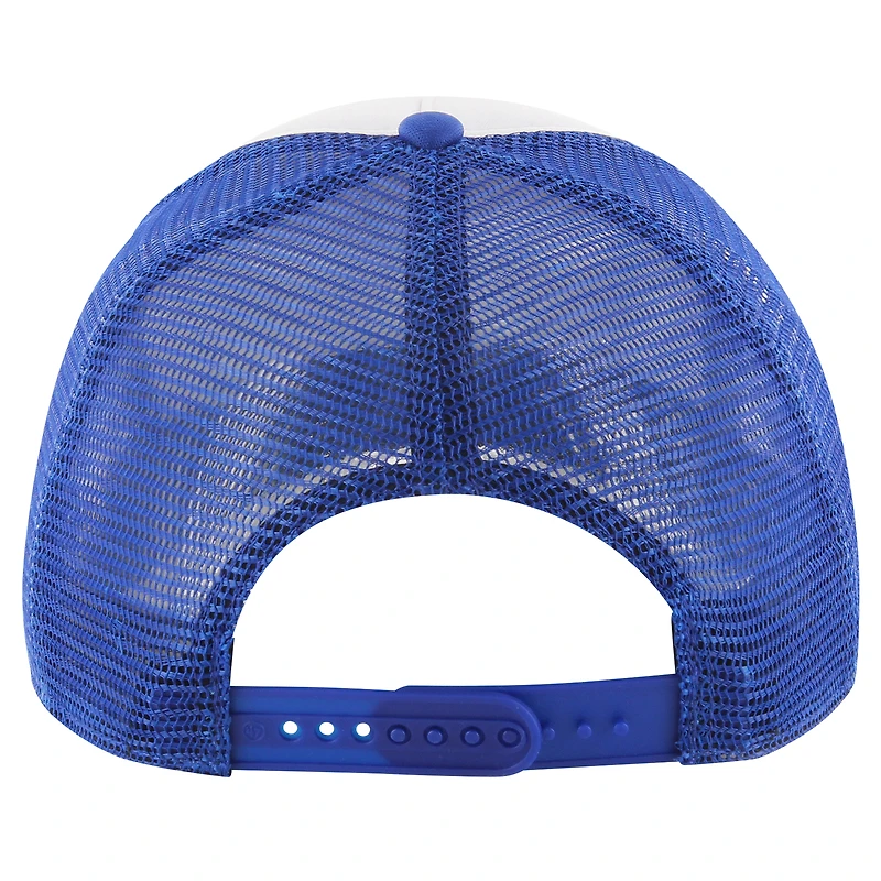 Men's '47 White/Royal Los Angeles Dodgers Champ Offside Trucker Adjustable Hat