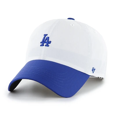 Casquette ajustable « 47 » blanche et royale des Dodgers de Los Angeles Vista Mini Clean Up brrr° pour homme