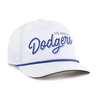 Casquette ajustable blanche « 47 » des Dodgers de Los Angeles pour homme, modèle Brrr Fairway Hitch