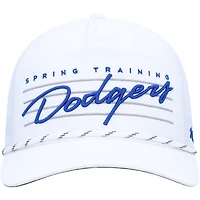 Casquette Snapback Downburst Hitch des Los Angeles Dodgers '47 blanche pour homme