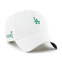 Casquette ajustable « Elevated Greens Clean Up » blanche des Los Angeles Dodgers, modèle 47, pour homme