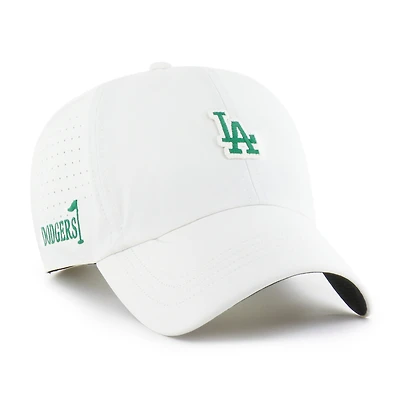 Casquette ajustable « Elevated Greens Clean Up » blanche des Los Angeles Dodgers, modèle 47, pour homme