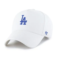 Men's '47 White Los Angeles Dodgers Foundational Pinch Offside Adjustable Hat