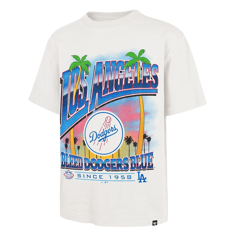 Men's '47 White Los Angeles Dodgers Regional Upland Foundation T-Shirt