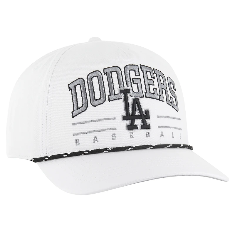 Men's '47 White Los Angeles Dodgers Roscoe Speckle Hitch Adjustable Hat