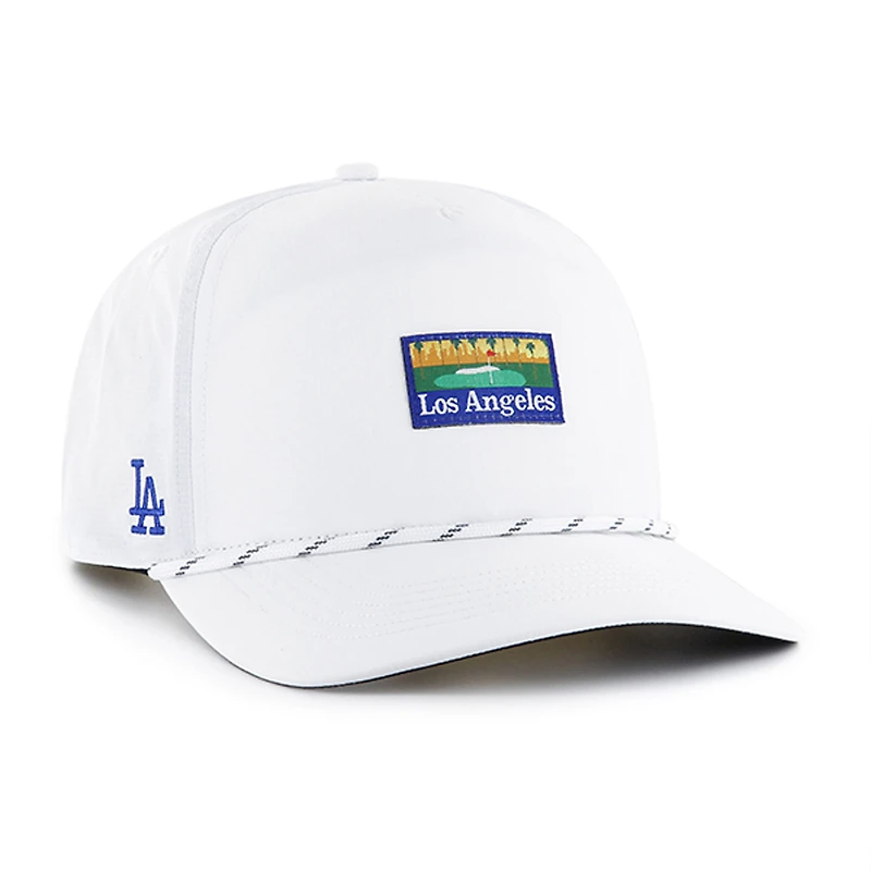 Men's '47  White Los Angeles Dodgers Vacation Golf Hitch Adjustable Hat