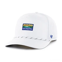 Men's '47  White Los Angeles Dodgers Vacation Golf Hitch Adjustable Hat