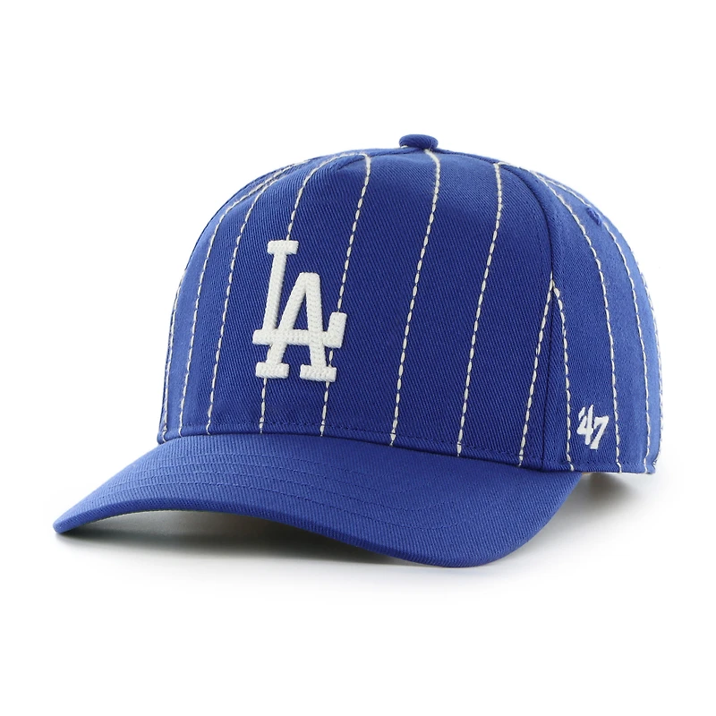 Men's '47 x Rawlings Royal Los Angeles Dodgers Pinstripe Hitch Adjustable Hat