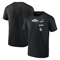 T-shirt noir pour homme avec logo graffiti des Dodgers de Los Angeles