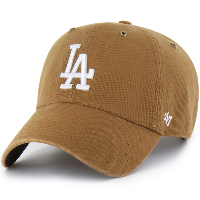 Casquette ajustable Carhartt x '47 Brown Los Angeles Dodgers Clean Up pour homme
