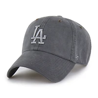 Men's Carhartt x '47 Charcoal Los Angeles Dodgers Dyed Clean Up Adjustable Hat