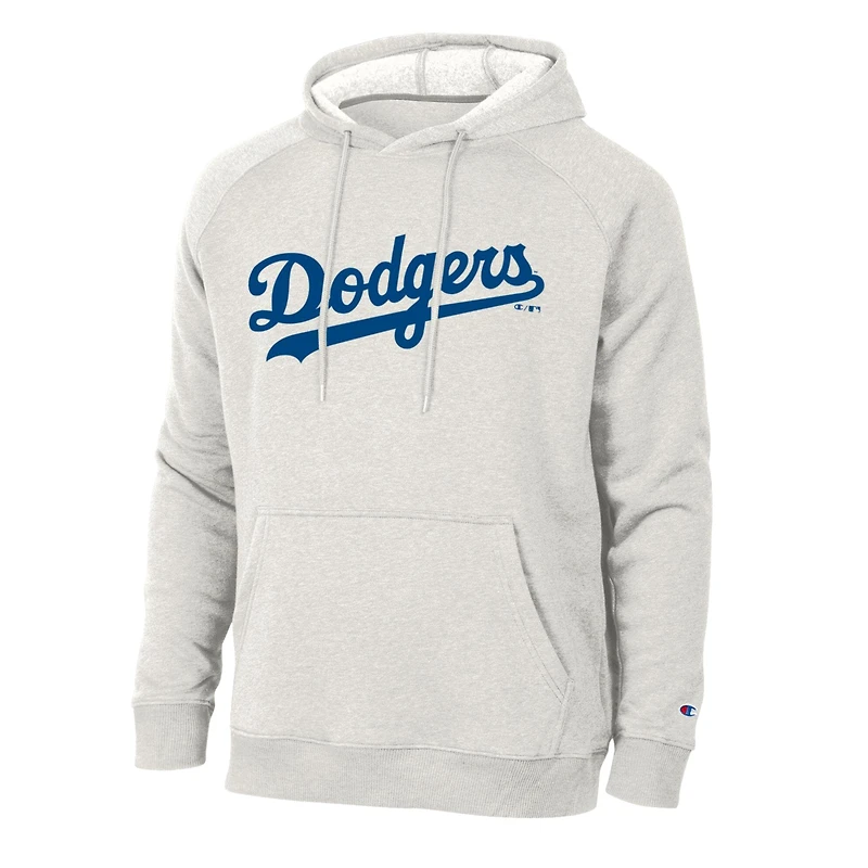 Sweat à capuche raglan Champion pour homme, gris chiné ultra clair